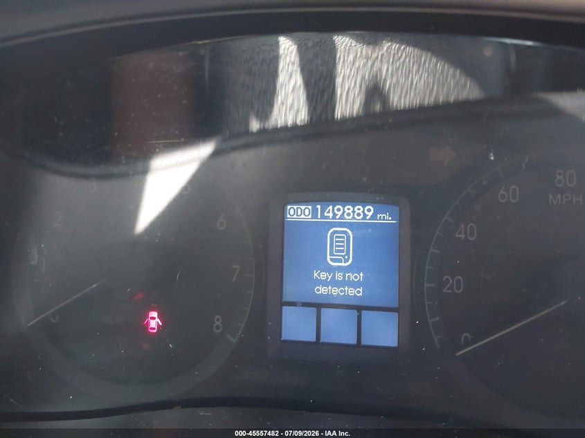 2011 Hyundai Genesis VIN KMHGC4DF9BU114825 IAAI salvage auction — LEFT FRONT, Rebuildable (Florida), sold $400 on 2026-07-29 (photo 7)