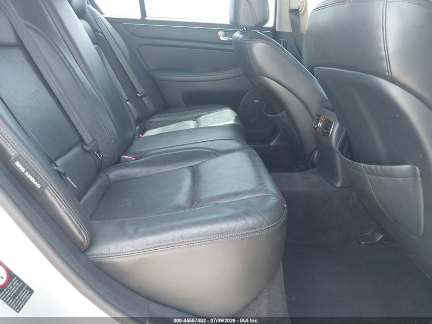 2011 Hyundai Genesis VIN KMHGC4DF9BU114825 IAAI salvage auction — LEFT FRONT, Rebuildable (Florida), sold $400 on 2026-07-29 (photo 8)