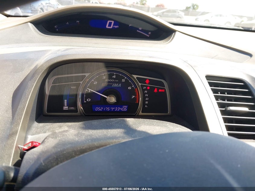2008 Honda Civic hybrid VIN JHMFA36268S007518 IAAI salvage auction — FRONT END, Salvage (California), sold $650 on 2026-07-24 (photo 7)