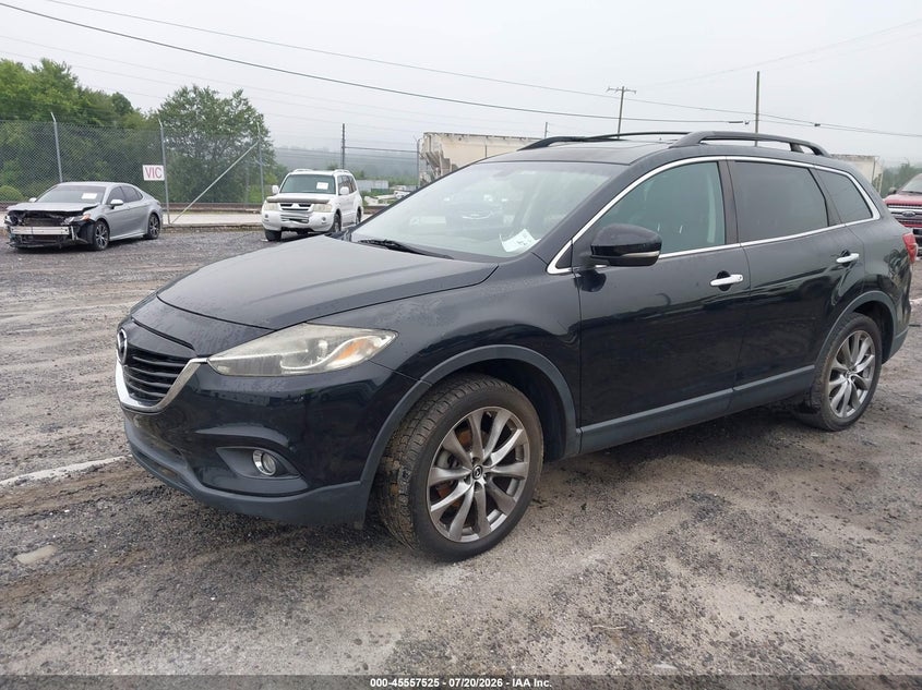 2015 Mazda Cx-9 VIN JM3TB3DA8F0447994 IAAI salvage auction — NORMAL WEAR, Clear (North Carolina), sold $525 on 2026-07-24 (photo 2)