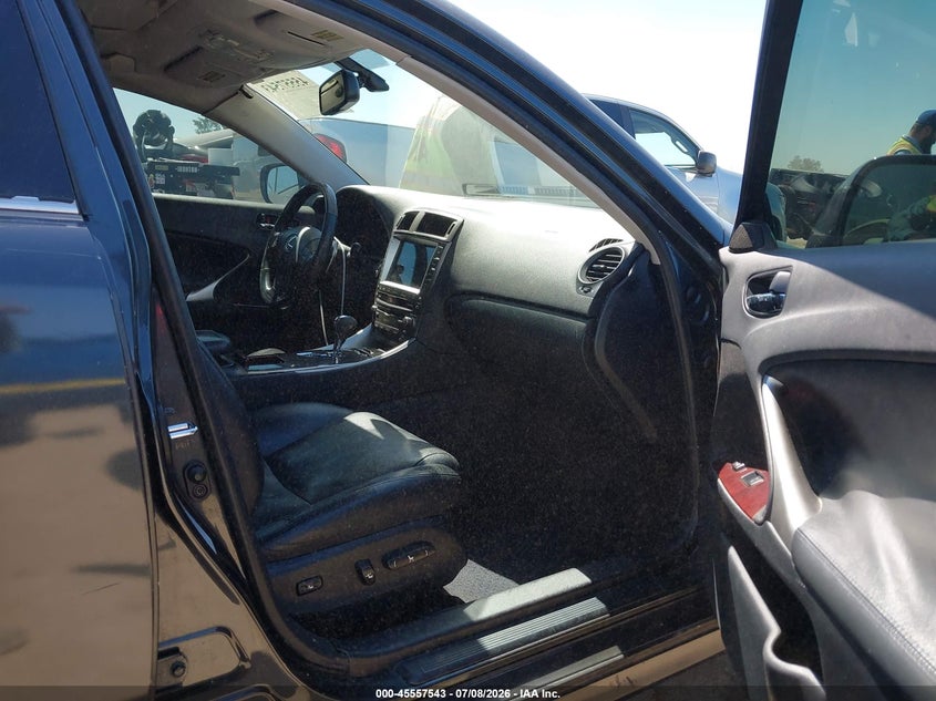 2007 Lexus Is 250 VIN JTHBK262X72036198 IAAI salvage auction — LEFT REAR, Salvage (California), sold $650 on 2026-07-29 (photo 5)