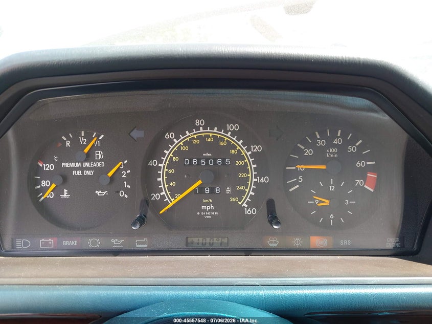 1995 Mercedes-benz E-class VIN WDBEA66E4SC200050 IAAI salvage auction — NORMAL WEAR, Original (Texas), sold $7,850 on 2026-07-14 (photo 7)