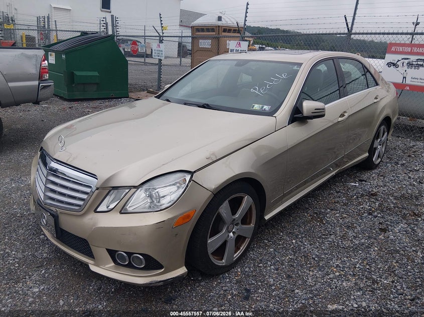 2010 Mercedes-benz E-class VIN WDDHF8HB9AA174740 IAAI salvage auction — NORMAL WEAR, Clear (Pennsylvania), sold $775 on 2026-07-17 (photo 2)