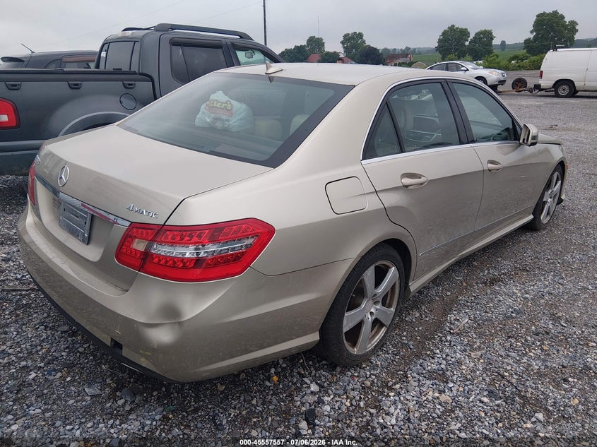 2010 Mercedes-benz E-class VIN WDDHF8HB9AA174740 IAAI salvage auction — NORMAL WEAR, Clear (Pennsylvania), sold $775 on 2026-07-17 (photo 4)