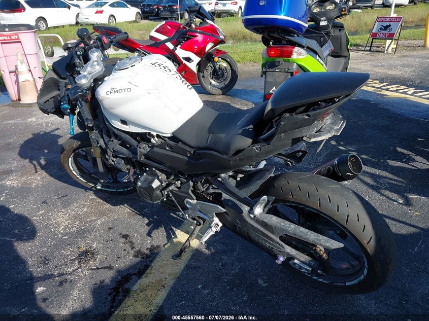 2024 Cf moto 450ss VIN LCEPESLA7R6006307 IAAI salvage auction — ALL OVER, Rebuildable (Florida), sold $400 on 2026-07-15 (photo 3)