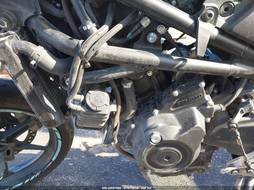 2024 Cf moto 450ss VIN LCEPESLA7R6006307 IAAI salvage auction — ALL OVER, Rebuildable (Florida), sold $400 on 2026-07-15 (photo 9)