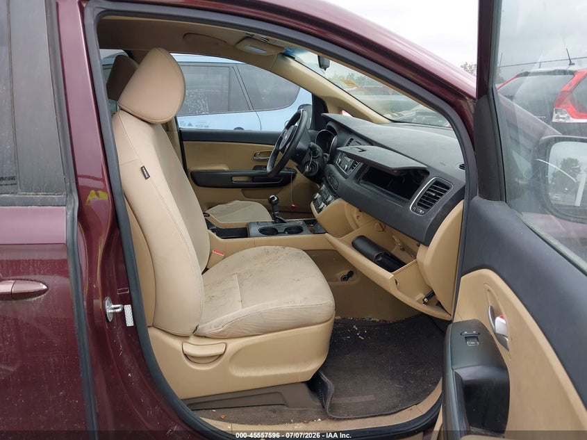 2016 Kia SEDONA VIN KNDMB5C15G6085843 IAAI salvage auction — NORMAL WEAR, Original (Ohio), sold $25 on 2026-07-23 (photo 5)