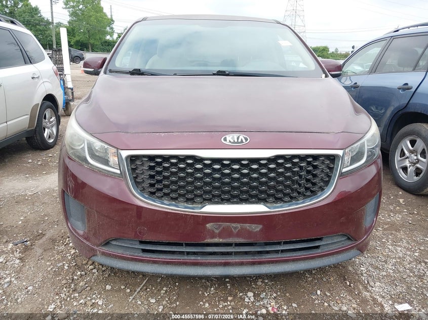 2016 Kia SEDONA VIN KNDMB5C15G6085843 IAAI salvage auction — NORMAL WEAR, Original (Ohio), sold $25 on 2026-07-23 (photo 6)