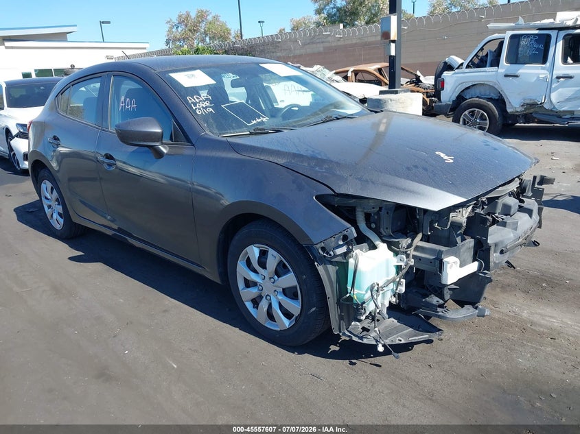 2014 Mazda 3 VIN JM1BM1K72E1172528 IAAI salvage auction — FRONT END, Salvage Certificate (California), sold $25 on 2026-07-24 (photo 1)