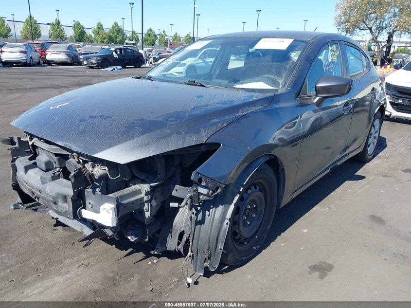 2014 Mazda 3 VIN JM1BM1K72E1172528 IAAI salvage auction — FRONT END, Salvage Certificate (California), sold $25 on 2026-07-24 (photo 2)