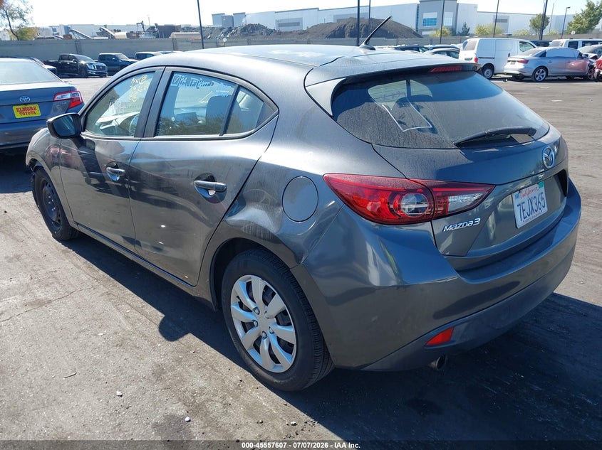 2014 Mazda 3 VIN JM1BM1K72E1172528 IAAI salvage auction — FRONT END, Salvage Certificate (California), sold $25 on 2026-07-24 (photo 3)