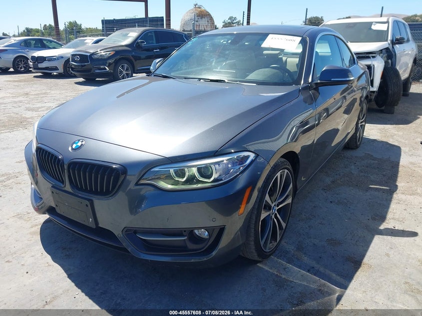 2017 BMW 2er VIN WBA2F9C59HV664327 IAAI salvage auction — REAR END, Salvage Title, sold $4,950 on 2026-07-18 (photo 2)