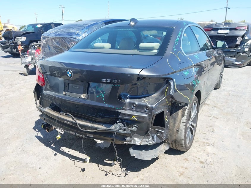 2017 BMW 2er VIN WBA2F9C59HV664327 IAAI salvage auction — REAR END, Salvage Title, sold $4,950 on 2026-07-18 (photo 6)