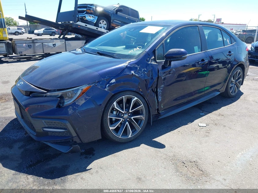 2020 Toyota Corolla VIN 5YFP4RCE2LP006343 IAAI salvage auction — LEFT FRONT, Wait Title, sold $7,200 on 2026-08-01 (photo 2)