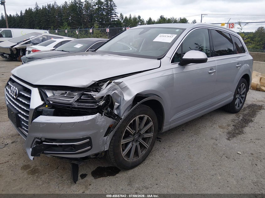 2018 Audi Q7 VIN WA1VAAF76JD000800 IAAI salvage auction — LEFT FRONT, Salvage Title, sold $10,500 on 2026-07-29 (photo 2)