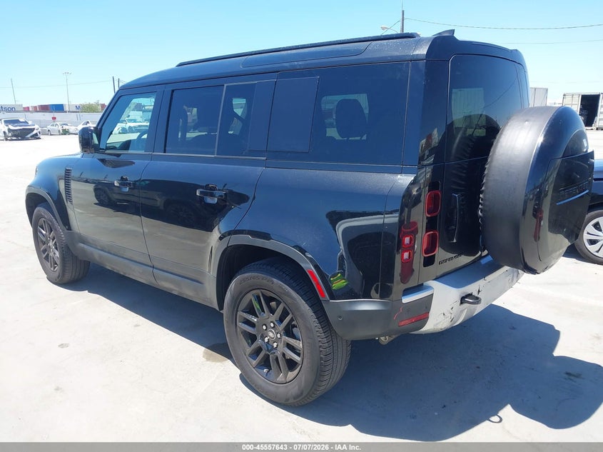 2025 Land rover Defender VIN SALEJEEX2S2385695 IAAI salvage auction — REAR END, Salvage Title, sold $37,000 on 2026-08-01 (photo 3)