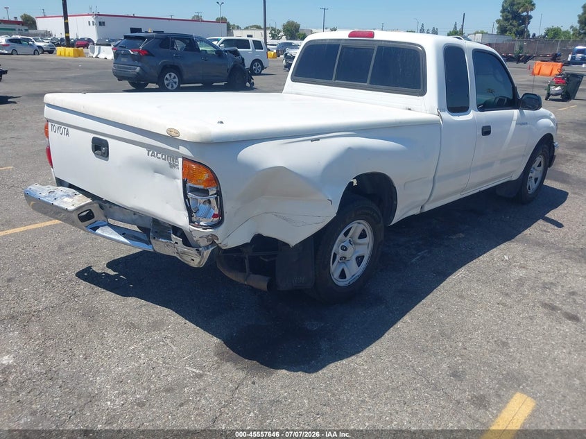 2004 Toyota Tacoma VIN 5TEVL52N14Z313261 IAAI salvage auction — RIGHT REAR, Salvage (California), sold $2,525 on 2026-07-20 (photo 4)