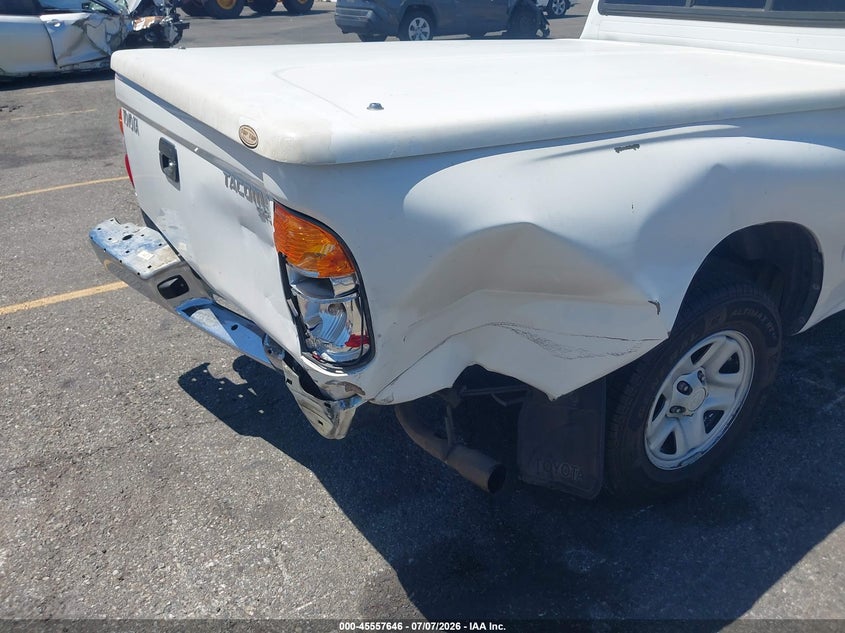 2004 Toyota Tacoma VIN 5TEVL52N14Z313261 IAAI salvage auction — RIGHT REAR, Salvage (California), sold $2,525 on 2026-07-20 (photo 6)