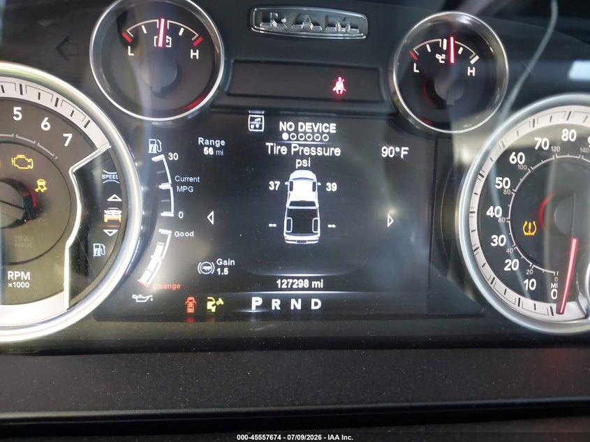 2015 Ram 1500 VIN 1C6RR7NT8FS602495 IAAI salvage auction — SIDE, Salvage Title, sold $5,250 on 2026-07-31 (photo 7)