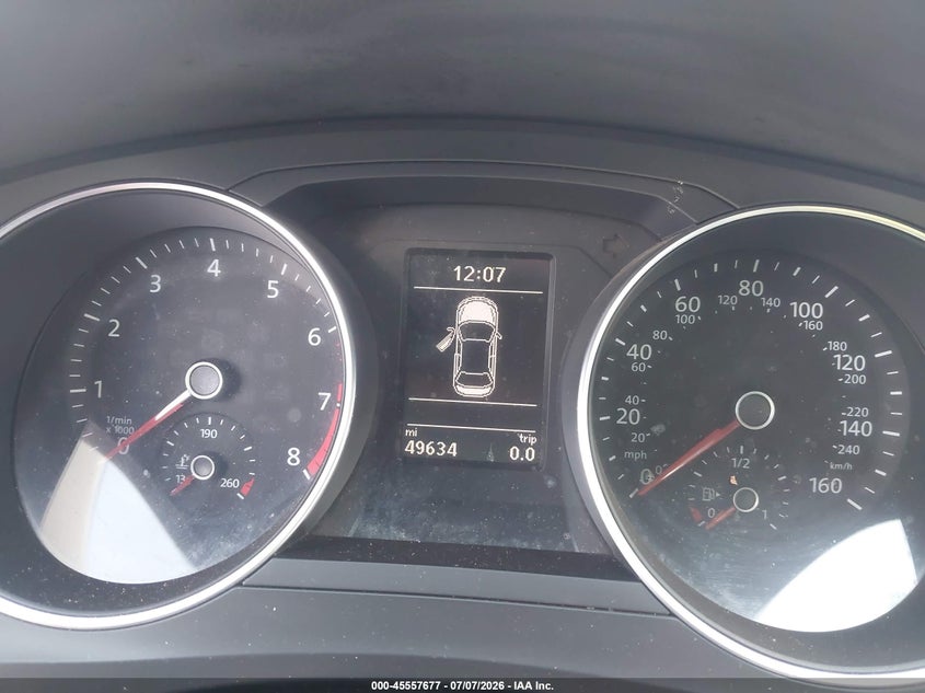 2017 Volkswagen Jetta VIN 3VWDB7AJ8HM366175 IAAI salvage auction — FRONT END, Salvage (Texas), sold $1,400 on 2026-08-10 (photo 7)