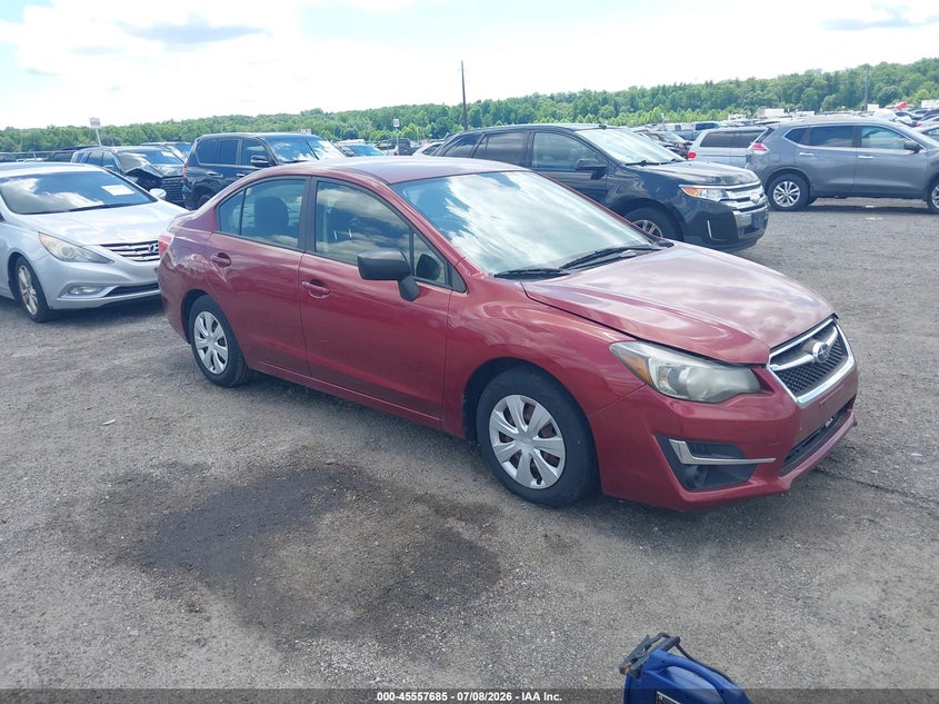 2016 Subaru Impreza VIN JF1GJAA68GH020700 IAAI salvage auction — NORMAL WEAR, Clear (Delaware), sold $1,100 on 2026-07-13 (photo 1)