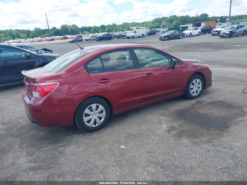 2016 Subaru Impreza VIN JF1GJAA68GH020700 IAAI salvage auction — NORMAL WEAR, Clear (Delaware), sold $1,100 on 2026-07-13 (photo 4)