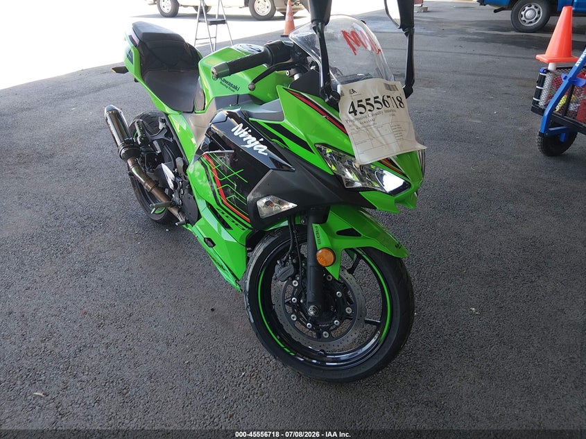 2023 Kawasaki Ninja VIN JKAEXKG1XPDAK7959 IAAI salvage auction — RIGHT SIDE, Salvage (California), sold $875 on 2026-07-28 (photo 1)