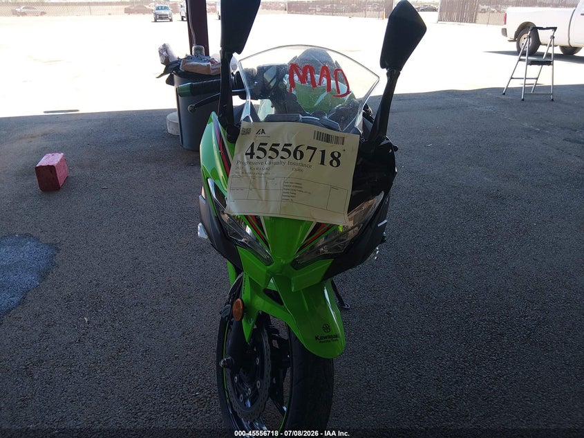 2023 Kawasaki Ninja VIN JKAEXKG1XPDAK7959 IAAI salvage auction — RIGHT SIDE, Salvage (California), sold $875 on 2026-07-28 (photo 5)