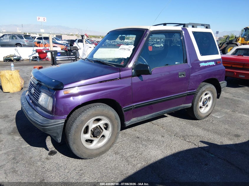 1995 Geo Tracker VIN 2CNBJ1865S6934410 IAAI salvage auction — NORMAL WEAR, Clear (Nevada), sold $850 on 2026-07-17 (photo 2)