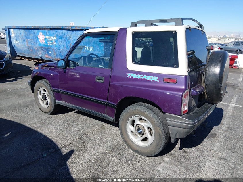 1995 Geo Tracker VIN 2CNBJ1865S6934410 IAAI salvage auction — NORMAL WEAR, Clear (Nevada), sold $850 on 2026-07-17 (photo 3)