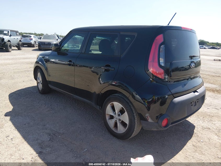 2015 Kia Soul VIN KNDJN2A2XF7187362 IAAI salvage auction — NORMAL WEAR, Original (Texas), sold $225 on 2026-07-28 (photo 3)