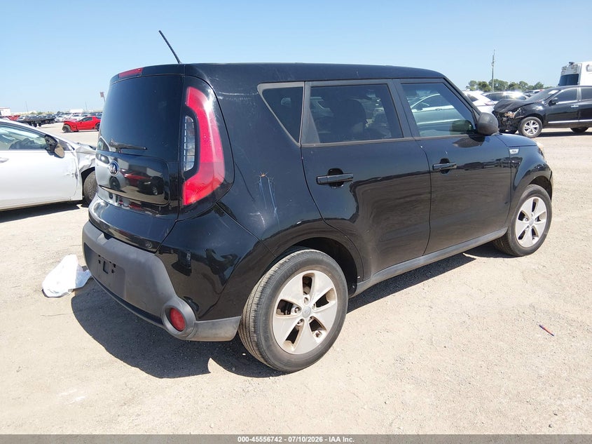 2015 Kia Soul VIN KNDJN2A2XF7187362 IAAI salvage auction — NORMAL WEAR, Original (Texas), sold $225 on 2026-07-28 (photo 4)