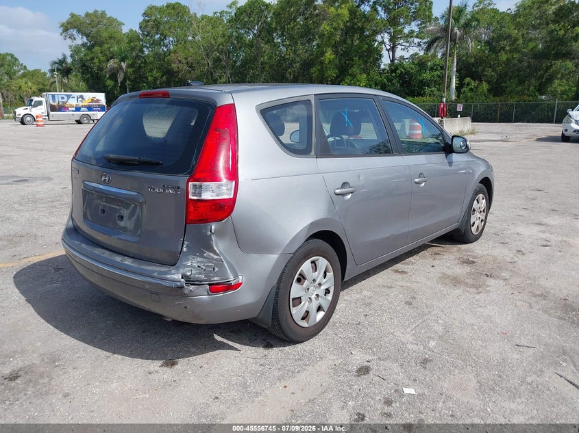 2012 Hyundai Elantra VIN KMHDB8AE2CU150009 IAAI salvage auction — REAR END, Rebuildable (Florida), sold $500 on 2026-07-26 (photo 4)