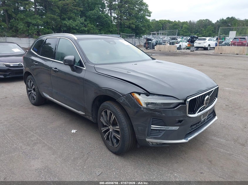 2022 Volvo Xc60 VIN YV4L12RL6N1901343 IAAI salvage auction — FRONT END, Original (West Virginia), sold $12,600 on 2026-08-04 (photo 1)