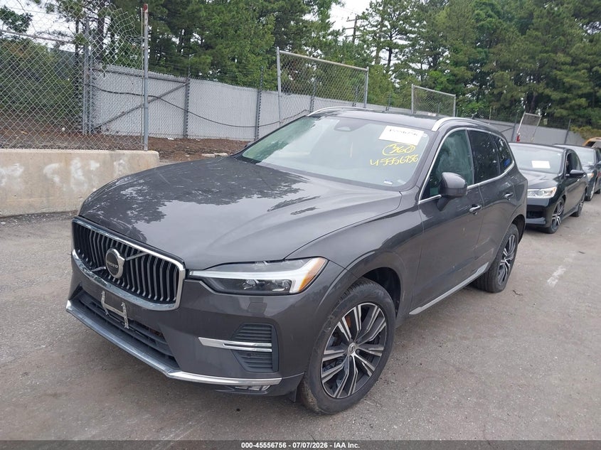 2022 Volvo Xc60 VIN YV4L12RL6N1901343 IAAI salvage auction — FRONT END, Original (West Virginia), sold $12,600 on 2026-08-04 (photo 2)