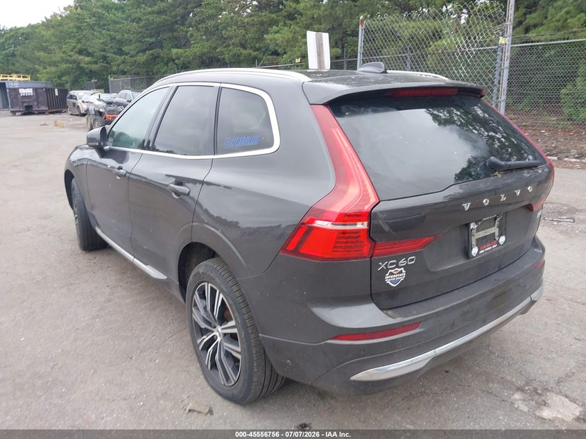 2022 Volvo Xc60 VIN YV4L12RL6N1901343 IAAI salvage auction — FRONT END, Original (West Virginia), sold $12,600 on 2026-08-04 (photo 3)