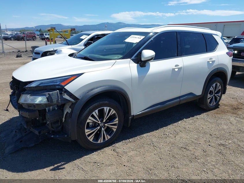 2021 Nissan Rogue VIN JN8AT3BB7MW233991 IAAI salvage auction — FRONT END, Salvage Title, sold $6,100 on 2026-07-28 (photo 2)
