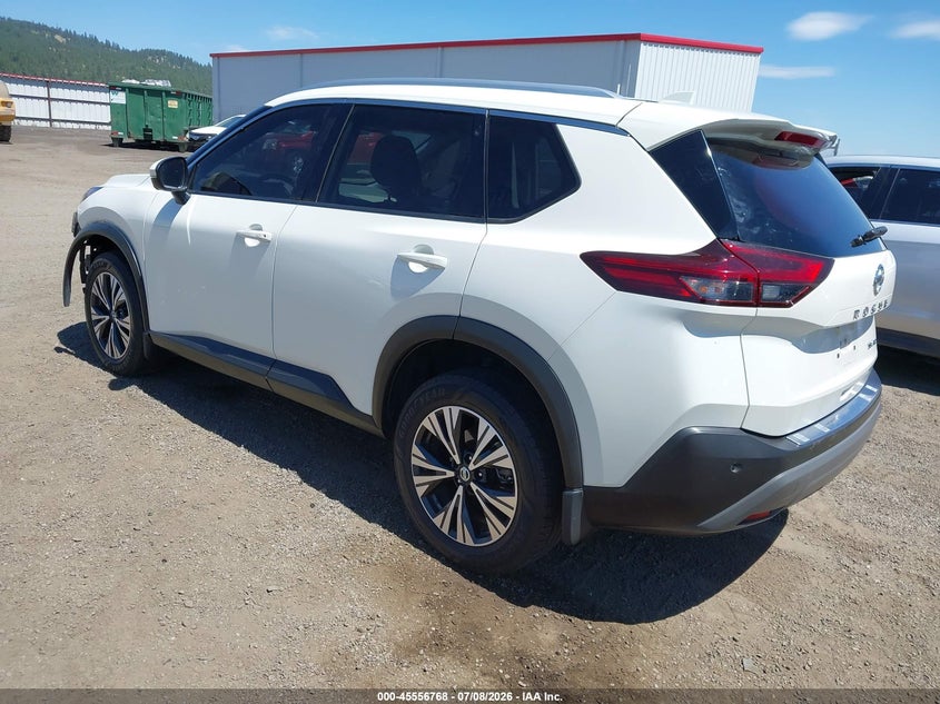 2021 Nissan Rogue VIN JN8AT3BB7MW233991 IAAI salvage auction — FRONT END, Salvage Title, sold $6,100 on 2026-07-28 (photo 3)