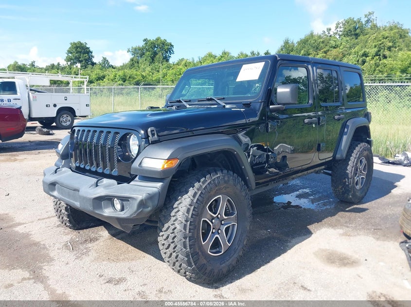 2022 Jeep Wrangler / VIN 1C4HJXDG9NW116236 IAAI salvage auction — RIGHT SIDE, Salvage (Louisiana), sold $16,275 on 2026-08-26 (photo 2)