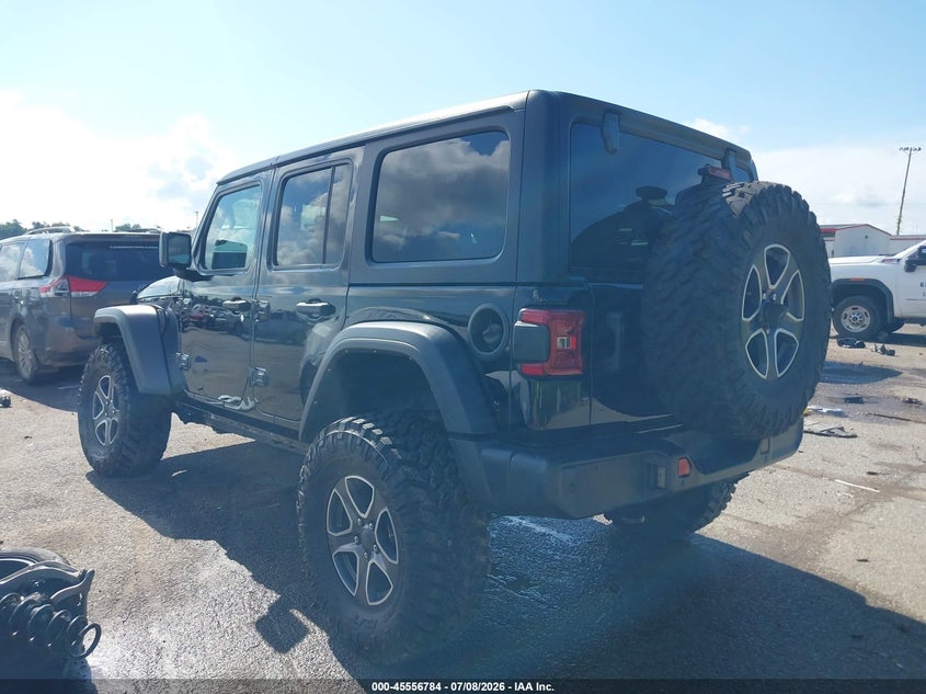 2022 Jeep Wrangler / VIN 1C4HJXDG9NW116236 IAAI salvage auction — RIGHT SIDE, Salvage (Louisiana), sold $16,275 on 2026-08-26 (photo 3)