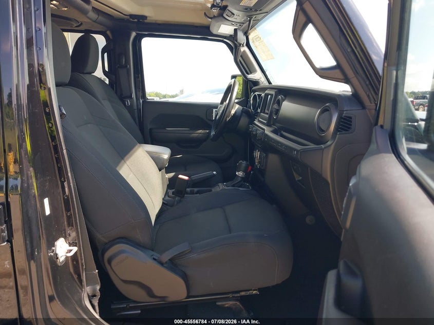 2022 Jeep Wrangler / VIN 1C4HJXDG9NW116236 IAAI salvage auction — RIGHT SIDE, Salvage (Louisiana), sold $16,275 on 2026-08-26 (photo 5)