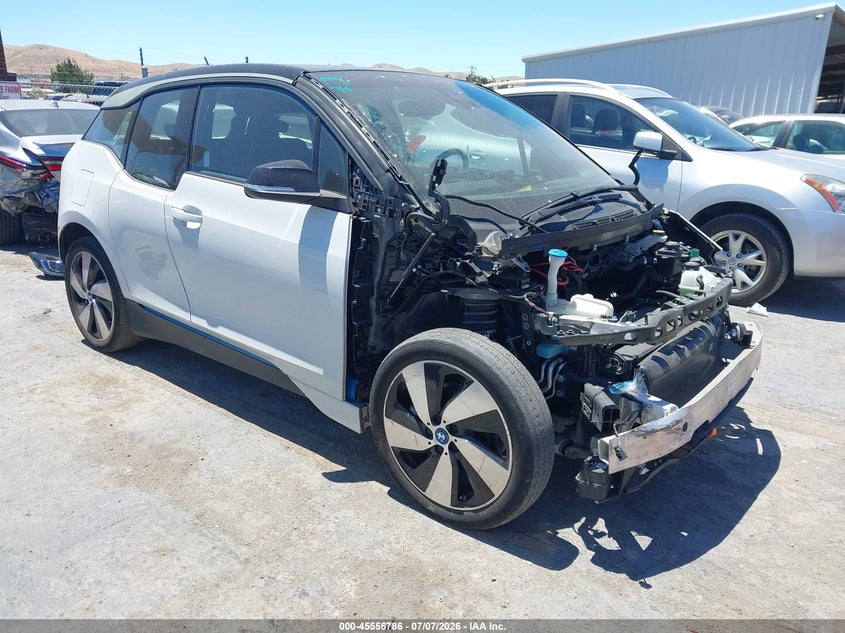 2020 BMW I3 VIN WBY8P2C02L7H13873 IAAI salvage auction — FRONT END, Salvage (California), sold $2,550 on 2026-08-02 (photo 1)