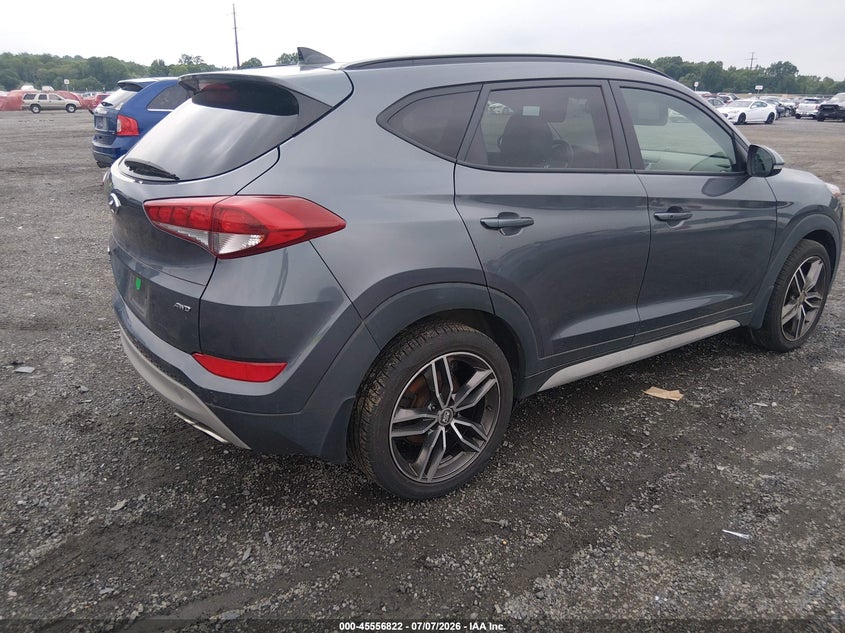 2018 Hyundai Tucson VIN KM8J3CA29JU751651 IAAI salvage auction — NORMAL WEAR, Clear (Montana), sold $950 on 2026-07-30 (photo 4)