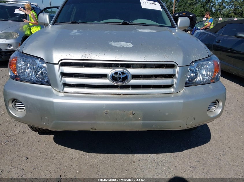 2005 Toyota Highlander VIN JTEDP21A850060756 IAAI salvage auction — NORMAL WEAR, Clear (Washington), sold $500 on 2026-07-29 (photo 6)
