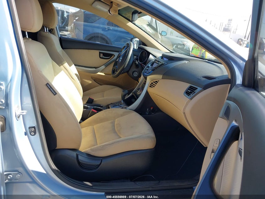 2013 Hyundai Elantra VIN KMHDH4AE0DU689723 IAAI salvage auction — FRONT END, Salvage (California), sold $750 on 2026-07-29 (photo 5)