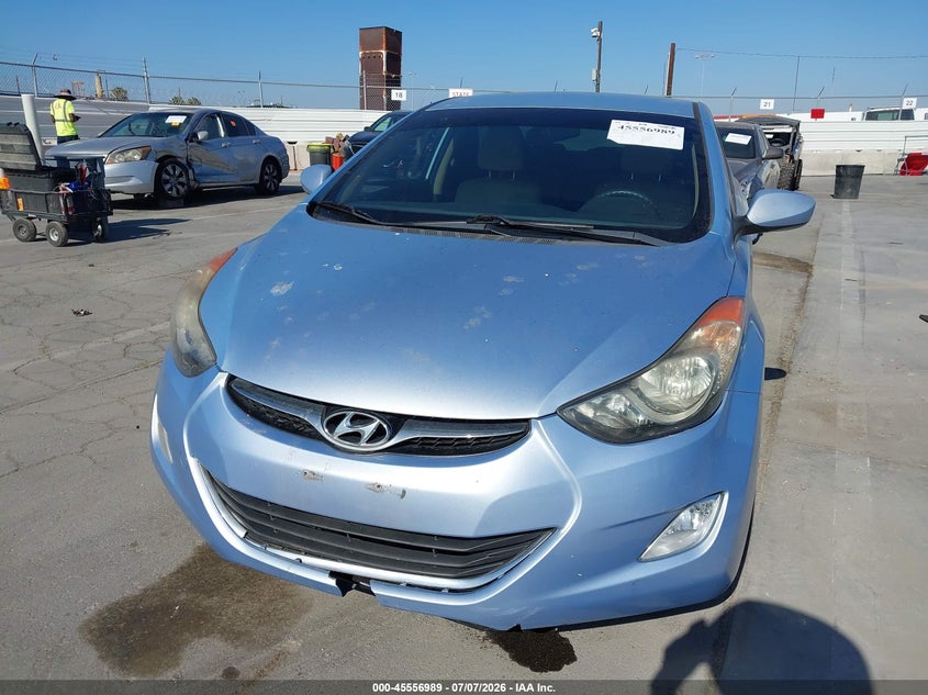 2013 Hyundai Elantra VIN KMHDH4AE0DU689723 IAAI salvage auction — FRONT END, Salvage (California), sold $750 on 2026-07-29 (photo 6)