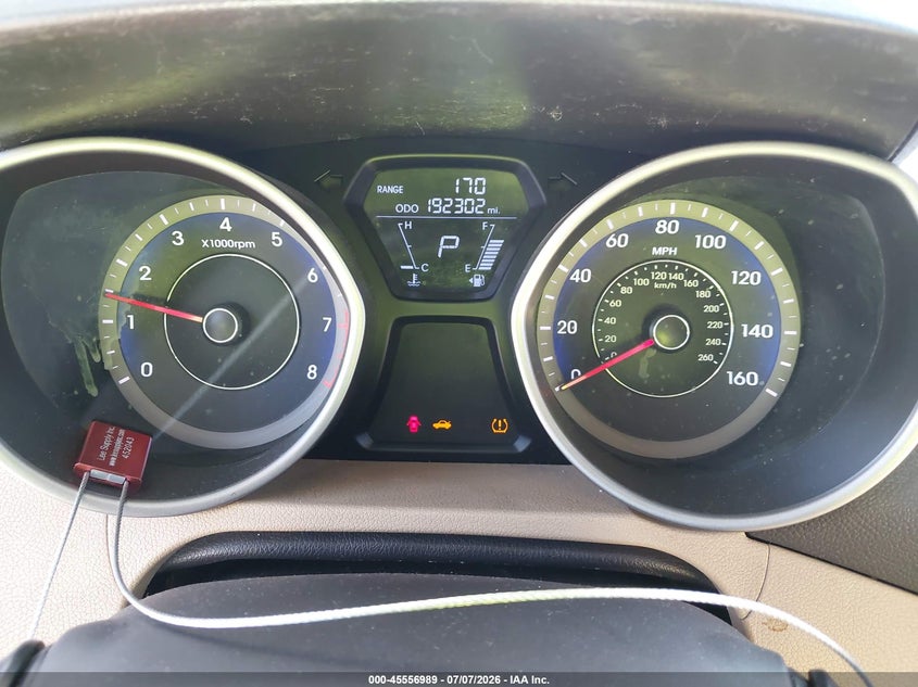 2013 Hyundai Elantra VIN KMHDH4AE0DU689723 IAAI salvage auction — FRONT END, Salvage (California), sold $750 on 2026-07-29 (photo 7)