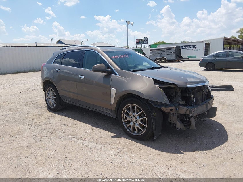 2014 Cadillac Srx VIN 3GYFNCE39ES580083 IAAI salvage auction — FRONT END, Original (Texas), sold $1,225 on 2026-09-24 (photo 1)