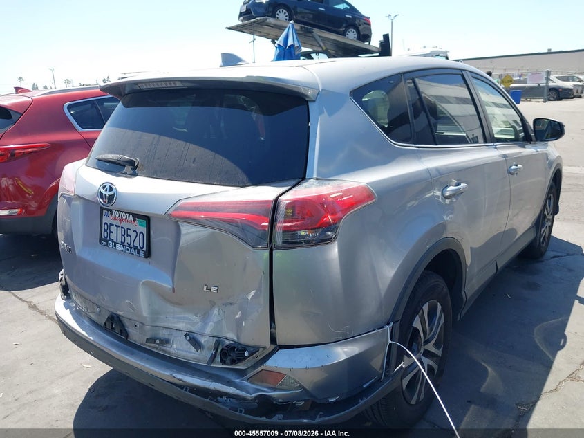 2018 Toyota Rav 4 VIN JTMZFREV8JJ183514 IAAI salvage auction — REAR END, Salvage Certificate (California), sold $6,900 on 2026-07-22 (photo 4)