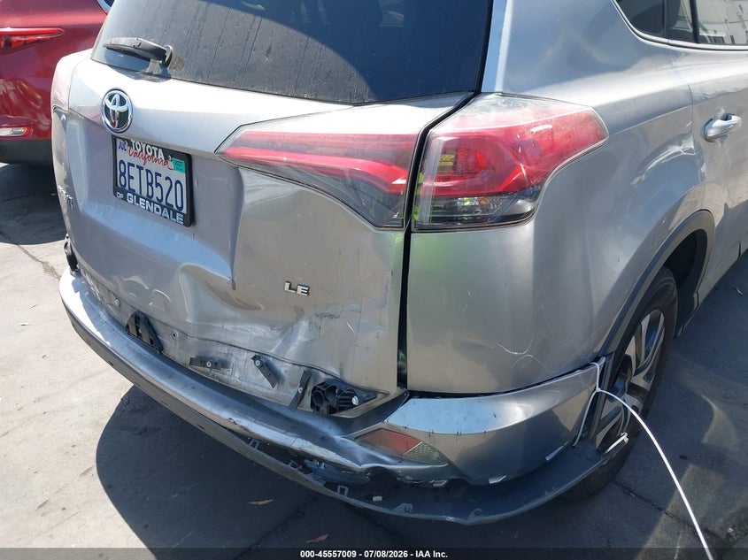 2018 Toyota Rav 4 VIN JTMZFREV8JJ183514 IAAI salvage auction — REAR END, Salvage Certificate (California), sold $6,900 on 2026-07-22 (photo 6)